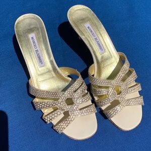 Manolo Blahnik kitten heels